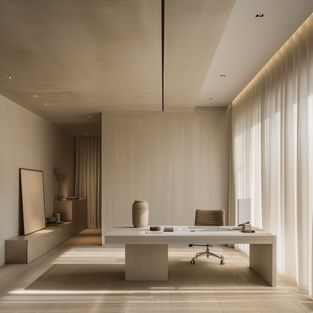 Bright modern home interior